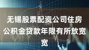 无锡股票配资公司住房公积金贷款年限有所放宽